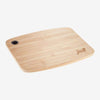 Leed's Black FSC Large Bamboo Cutting Board with Silicone Grip