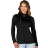 Antigua Women's Black/Carbon Generations Full Zip Up Jacket