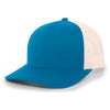 Pacific Headwear Panther Teal/Beige/Panther Teal Snapback Trucker Mesh Cap