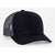 Pacific Headwear Black/Graphite Snapback Trucker Mesh Cap
