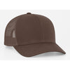 Pacific Headwear Brown Snapback Trucker Mesh Cap