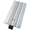 Leed's Mint Green Oversized Striped Picnic and Beach Blanket