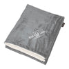 Field & Co. Grey Corduroy Sherpa Blanket