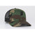 Pacific Headwear Army/Black Camo Snapback Trucker Mesh Cap
