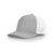 Richardson Heather Grey/White Mesh Back Split Trucker R-Flex Hat