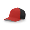 Richardson Red/Black Mesh Back Split Trucker R-Flex Hat