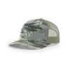Richardson Digital Camo/Light Green Mesh Back Military Camo Trucker Hat