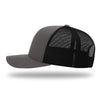 Richardson Charcoal/Black Recycled Trucker Cap