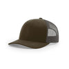 Richardson Chocolate Chip/Grey-Brown Mesh Back Split Low Pro Trucker Hat