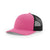 Richardson Hot Pink/Black Mesh Back Split Low Pro Trucker Hat