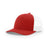 Richardson Red/White Mesh Back Split Low Pro Trucker Hat