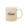 ETS Almond C-Handle Ceramic Mug 11 oz