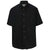 Edwards Men's Black Easy Care Short Sleeve Poplin Shirt