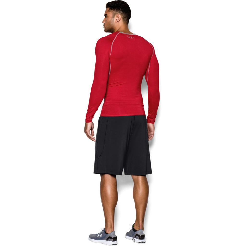 Under Armour Men's Red HeatGear Armour L/S Compression Shirt