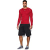 Under Armour Men's Red HeatGear Armour L/S Compression Shirt