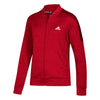 adidas Women's Power Red Melange Team Issue Bomber Jacket
