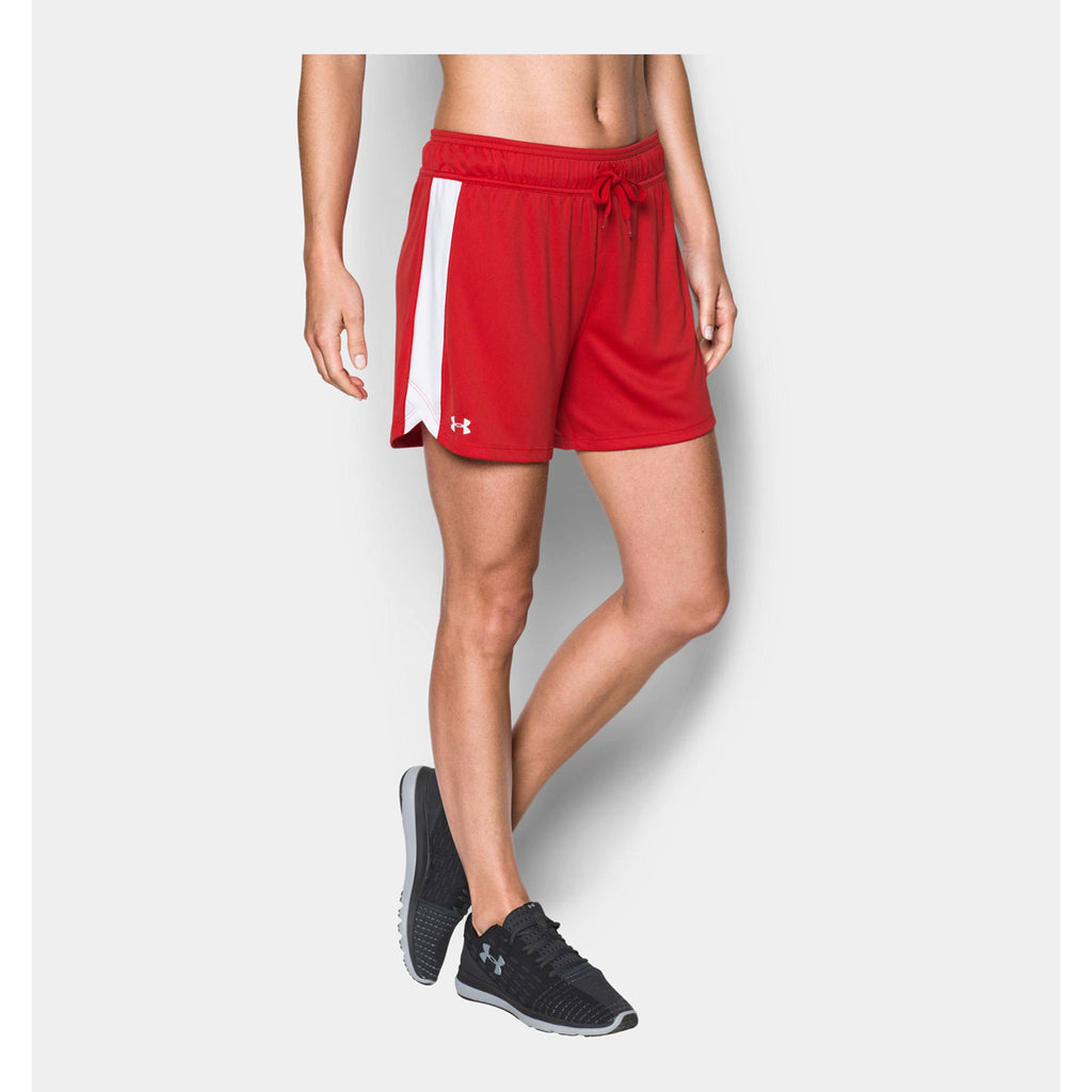 Under Armour Women's Red/White UA Matchup Short