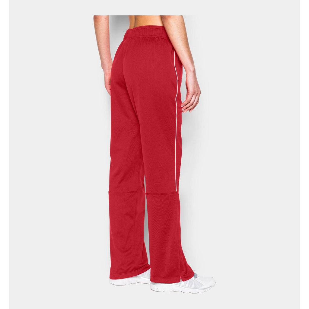 Under Armour Women's Red UA Rival Knit Warm-Up Pant
