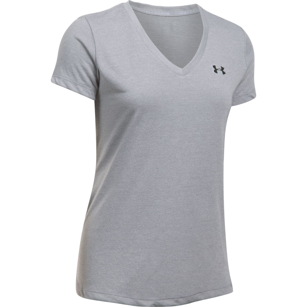 Under Armour Women's Grey Threadborne Twist T-Shirt