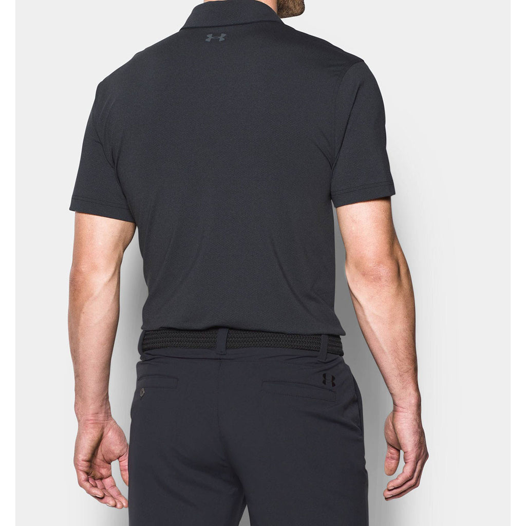 Under Armour Men's Black Playoff Polo Vented