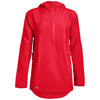 Under Armour Women's Red Squad Woven 1/2 Zip