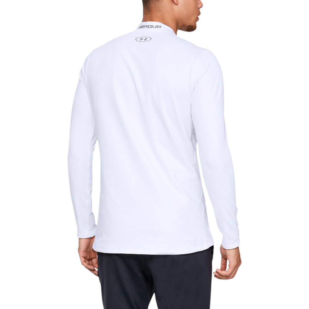 Under Armour Men's White CG Mock Fitted