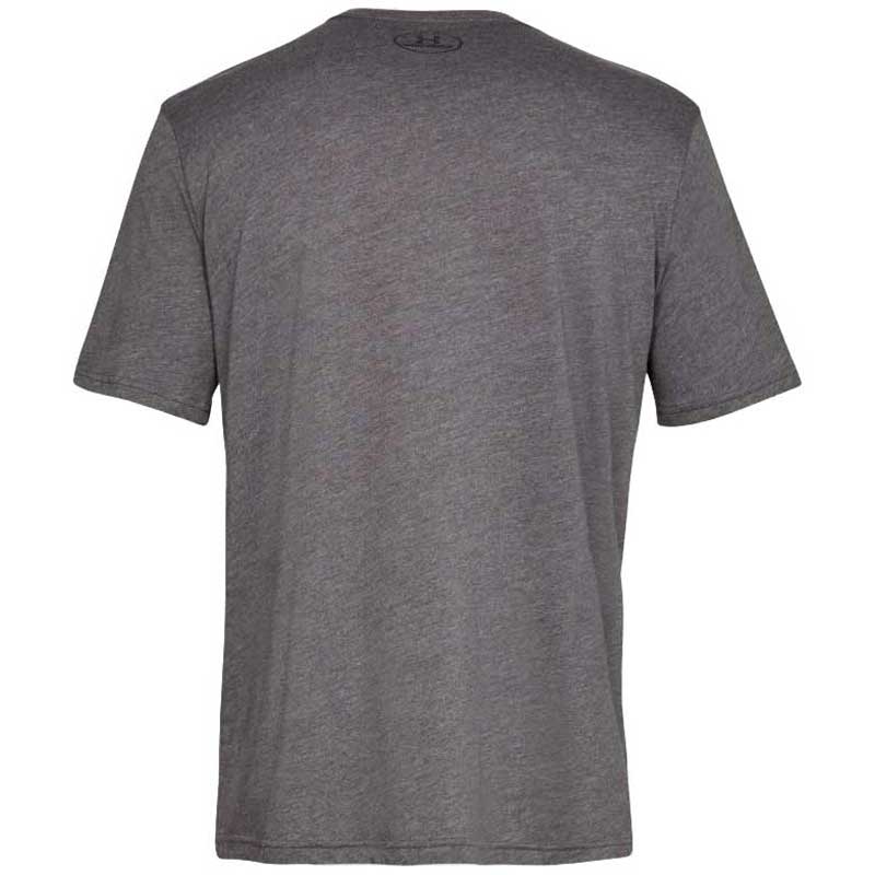 Under Armour Men's Charcoal Medium Heather Sportstyle Left Chest Short Sleeve