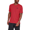 Under Armour Men's Red Sportstyle Left Chest Short Sleeve
