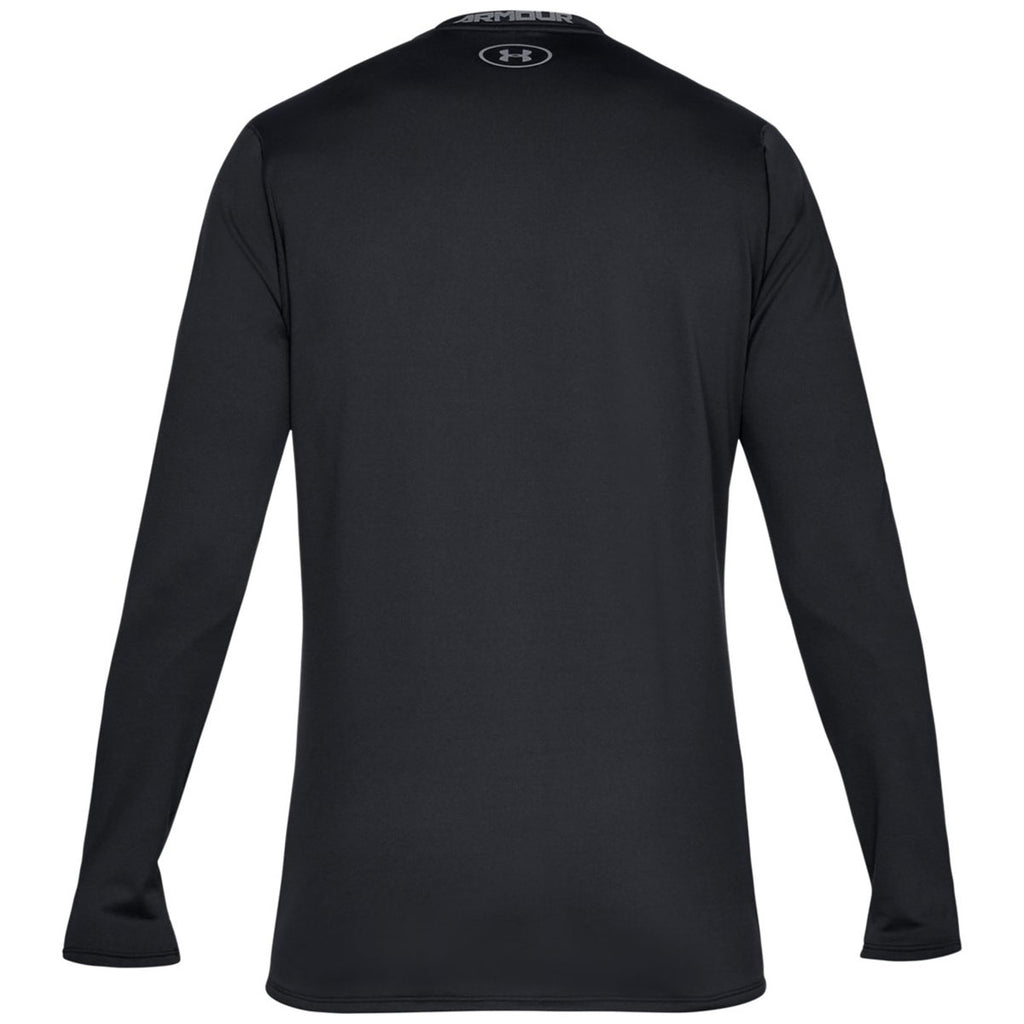 Under Armour Men's Black Fitted Crew Tee
