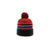 Richardson Red/Black/White Pom Beanie with Cuff