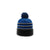 Richardson Royal/Black/White Pom Beanie with Cuff