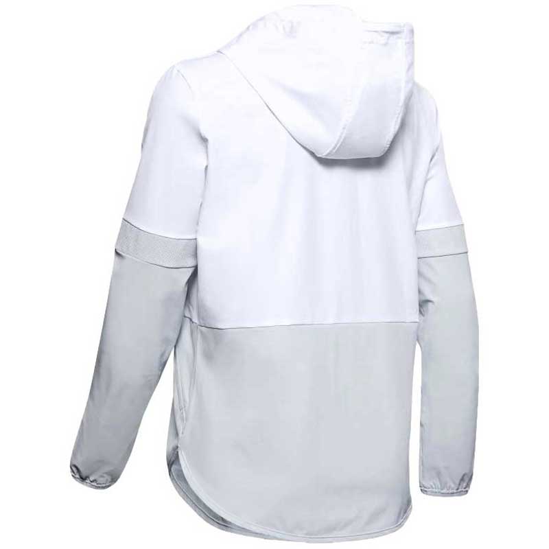 Under Armour Women's White Squad Woven Jacket