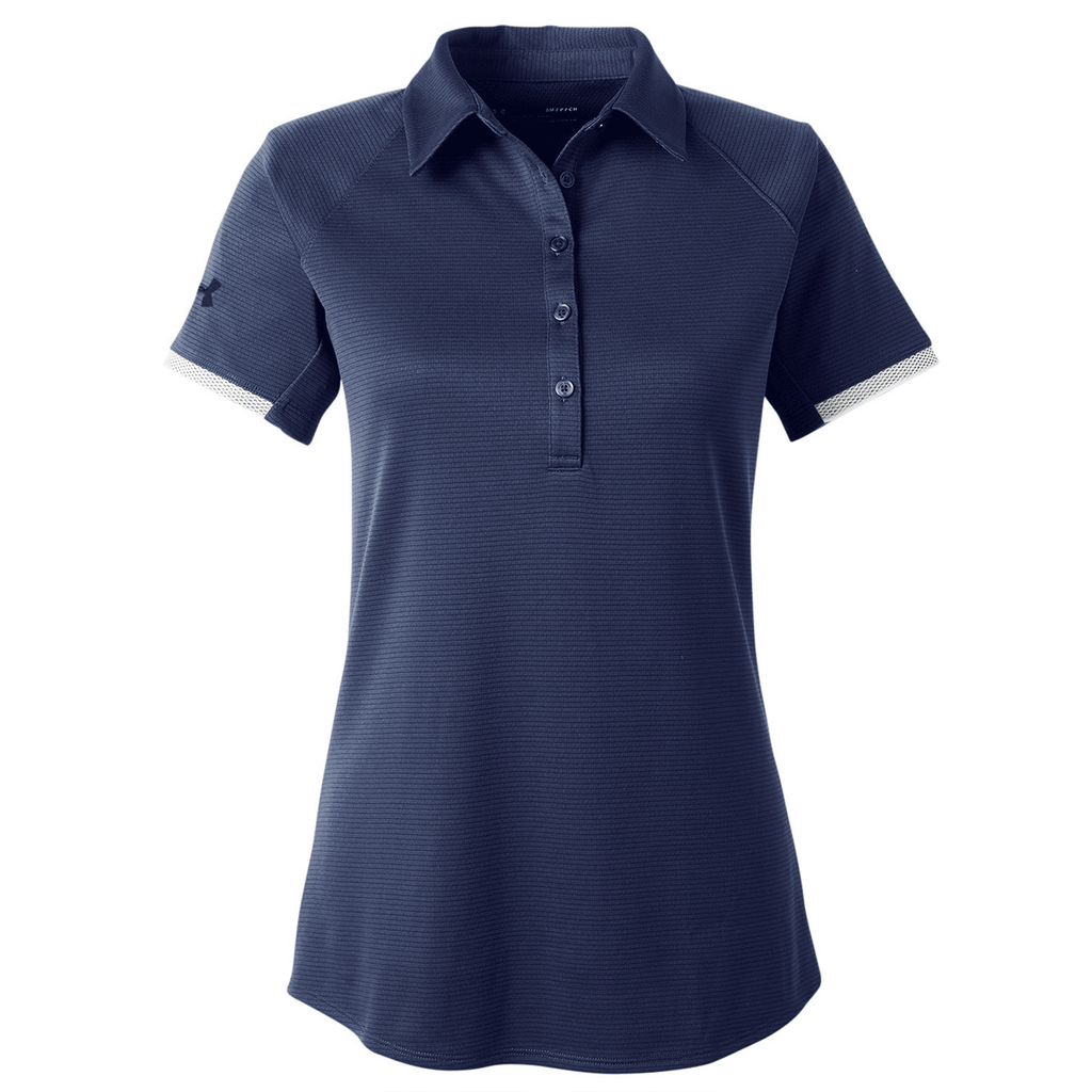 Under Armour Women's Navy Corporate Rival Polo