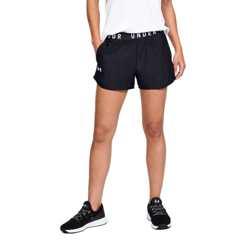 Under Armour Women's Black/Black Play Up Shorts 3.0