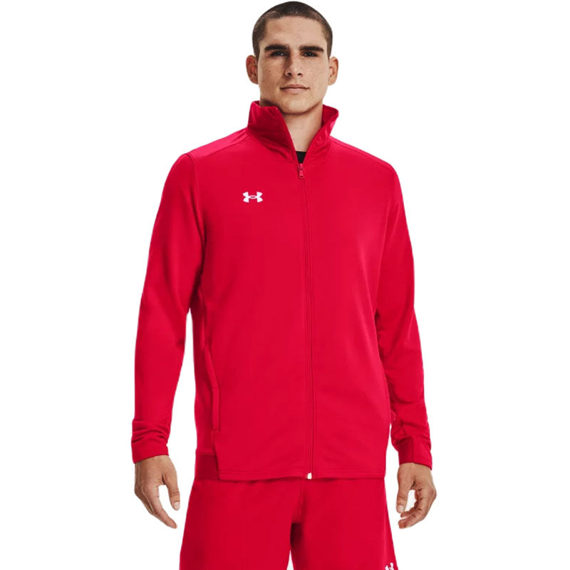Under Armour Men's Red/White Command Warm-Up Full-Zip