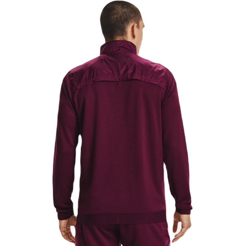 Under Armour Men's Maroon/White Command Warm-Up Full-Zip