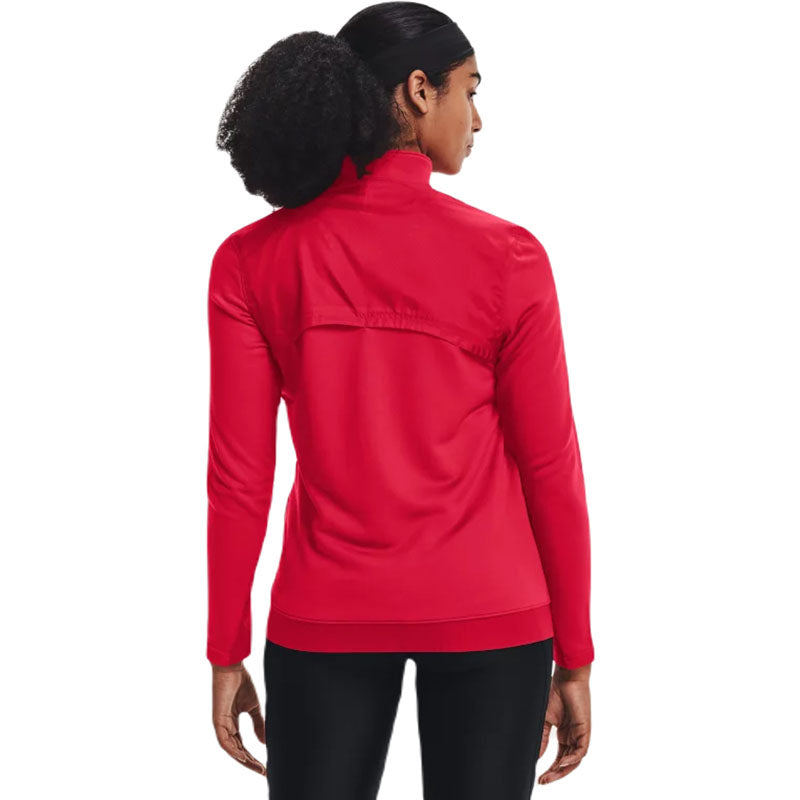 Under Armour Women's Red/White Command Warm-Up Full-Zip