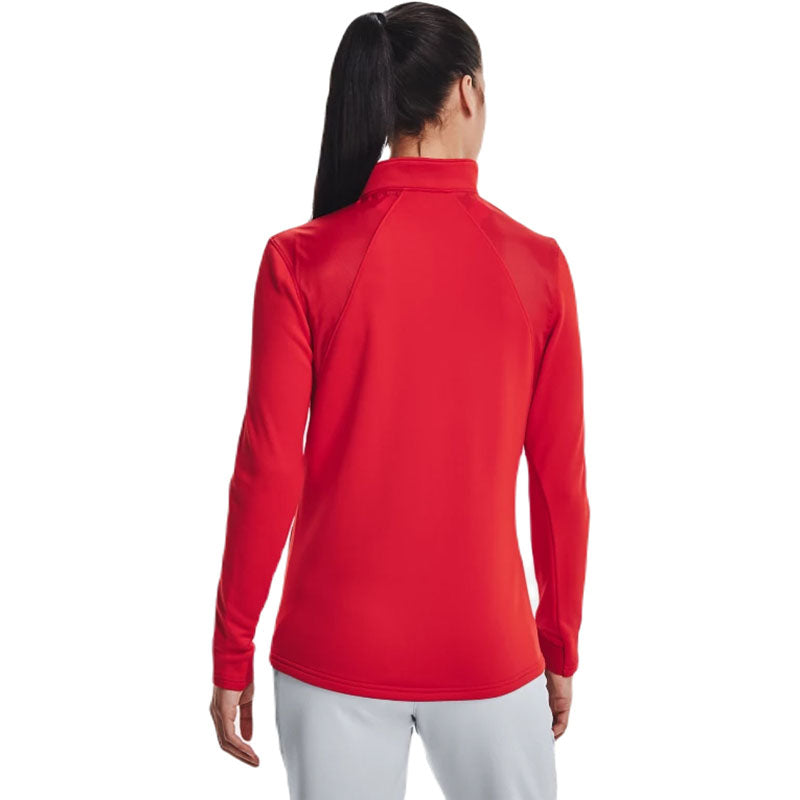 Under Armour Women's Red/White Command Quarter Zip