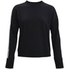 Under Armour Women's Black UA Rival Terry Taped Crew