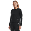 Under Armour Women's Black UA Rival Terry Taped Crew