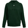 Under Armour Women's Forest Green/White Rival Fleece Hoodie