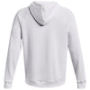 Under Armour Men's White/Black Rival Fleece Hoodie