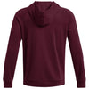 Under Armour Men's Maroon/White Rival Fleece Hoodie