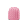 Richardson Pink Cable Knit Beanie