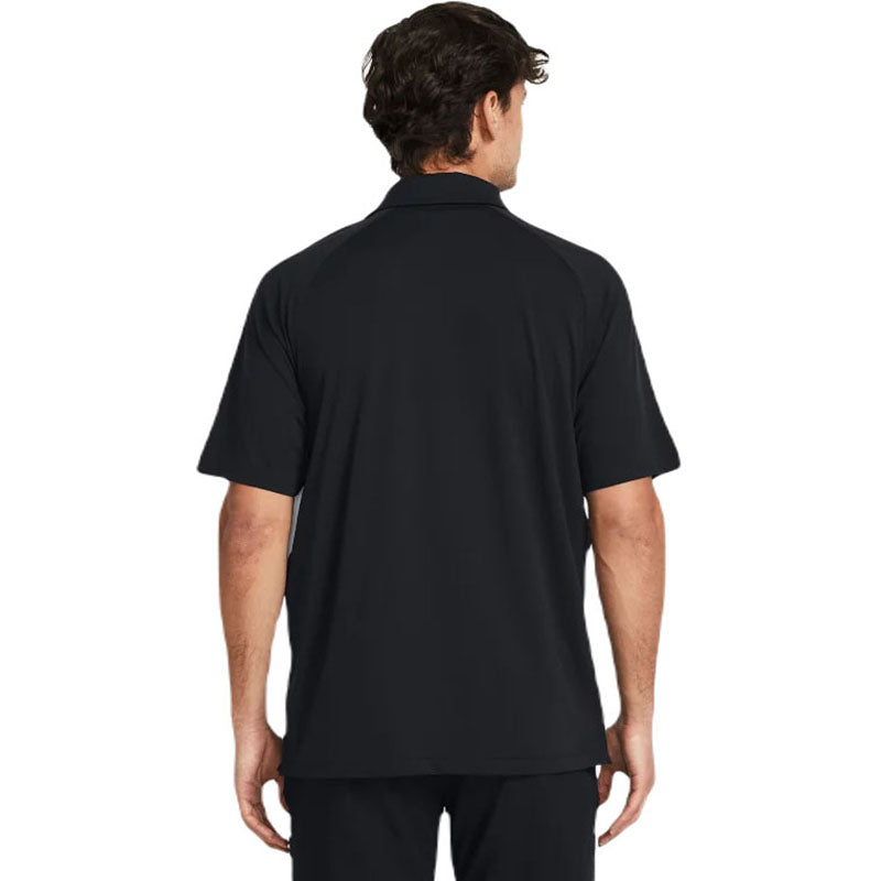 Under Armour Men's Black/White Title Polo