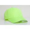 Pacific Headwear Neon Yellow Velcro Adjustable High Visibility Cap