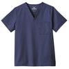 White Swan New Navy Fundamentals V-Neck Top