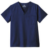 White Swan Navy Fundamentals V-Neck Top