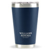 Aviana Matte Navy Blue Vale Double Wall Stainless Pint-16oz