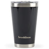 Aviana Black Opaque Gloss Vale Double Wall Stainless Pint-16oz